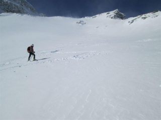 qualche curva dove la neve lo permette