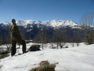 Innevamento nella parte alta del percorso, dal Gregorio al bec Renon 