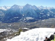 la valle vista dal balcone