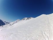 ultimo tratto di dorsale in vista della cima