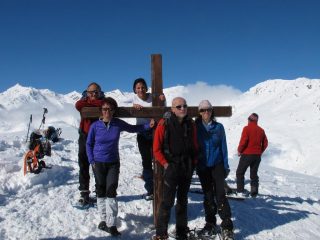 Noi alla croce di vetta