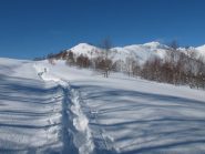 Sulla stradina verso la dorsale