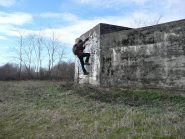 Pilone utile per pausa pranzo, ci rimedio pure una mini ferrata ! :-)