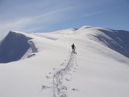 verso la punta con traccia da fare