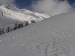 06 - 30 minuti di vento cancellano-riempiono le tracce di salita