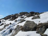 Ultimi passi per la Punta Martin