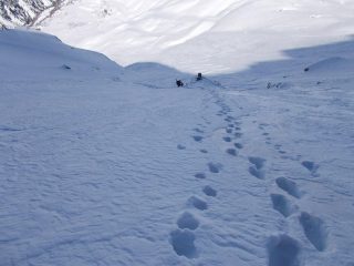 qualche passo nel tratto finale