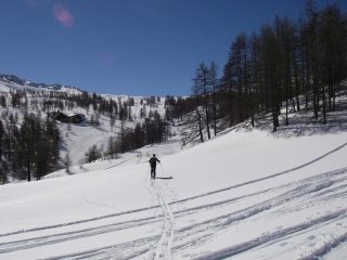 Barral 2040 ..direzione colle c. Chenaillet a sin.