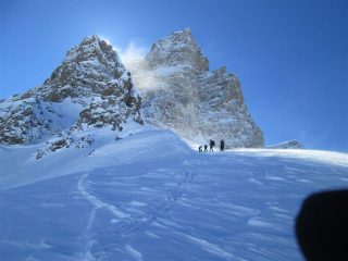 giochi di luce e divento sull'anticima
