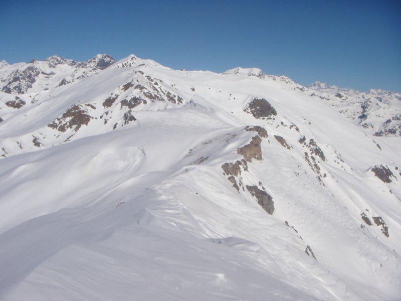 l'intera cresta per il Grifone