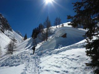 Al rifugio del Laus
