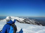 La cresta appena percorsa dalla cima del Chiappo