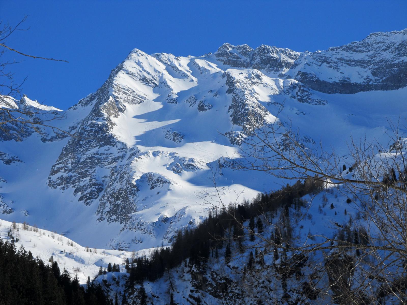 La punta dal parcheggio.