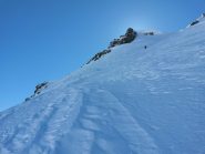 pendio sotto la cima