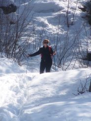 neve sul percorso