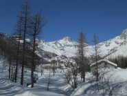 La Bessanese sullo sfondo