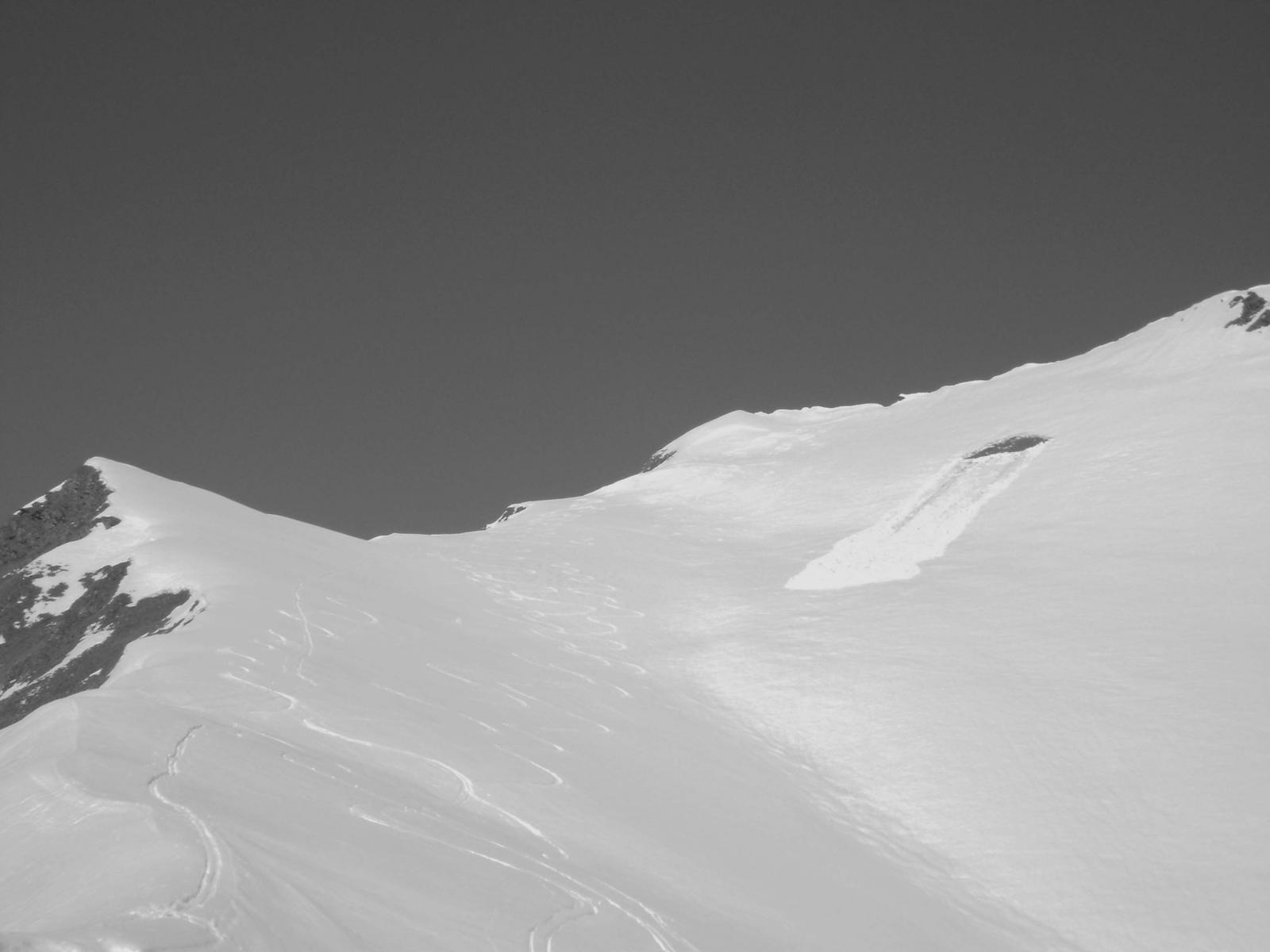 Discesa dalla spalla ovest