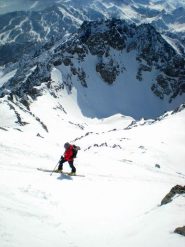 Vista sui pendii finali