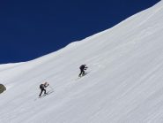 in salita sullo scivolo