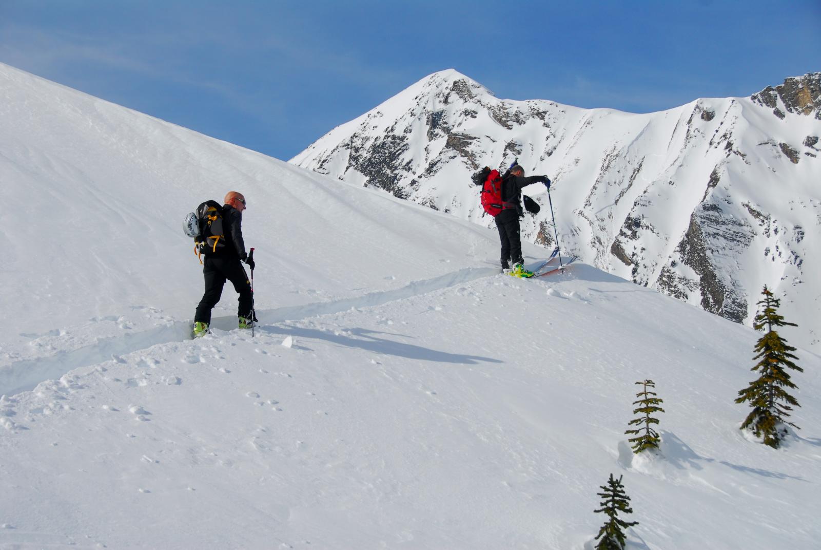 salita verso il Bonney Glacier