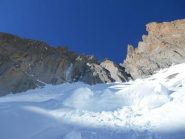 La goulotte è a destra dell'evidente Lafaille