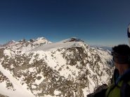 Cima Jazzi,Stralhorn,Rimpfichhorn e i Mischabel