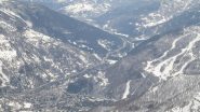 Vista su Bardonecchia dalla vetta