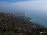 Dal sentiero dell'Onda: vista verso Albenga