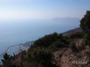 Verso la baia di Alassio