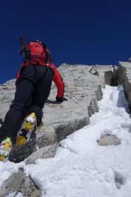 placchetta finale facilitata dalla tanta neve