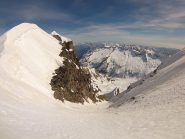 il bel canale che scende in Val Quarazza