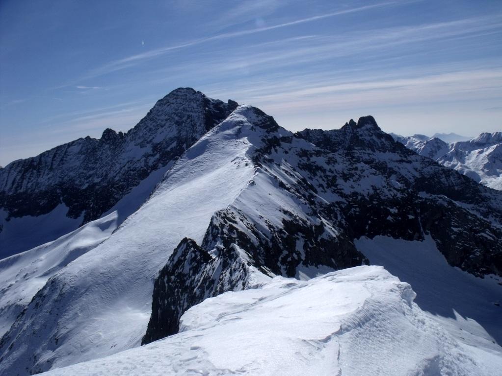 Dalla cima Autour, Servin e Corna