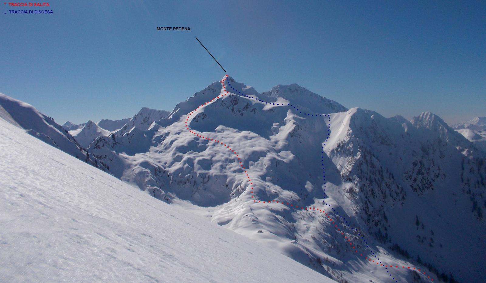 Foto scattata dal sottoscritto il 13 marzo 2014 dalla cresta del Monte Lago