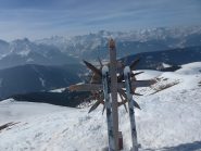il panorama sulle dolomiti dal golfein