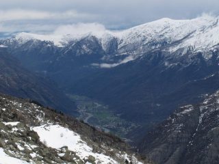 Uno sguardo verso il fondovalle