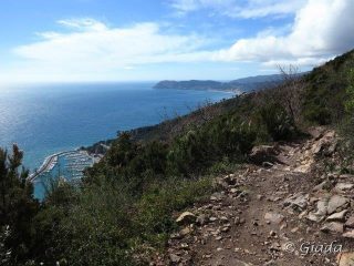 Panorama dal sentiero dell'Onda verso Alassio