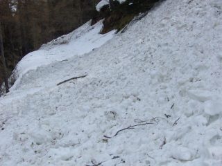 slavine sulla strada