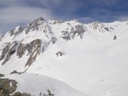 Gruppo in salita sul canale di sinista per L'aiguille de Lesache