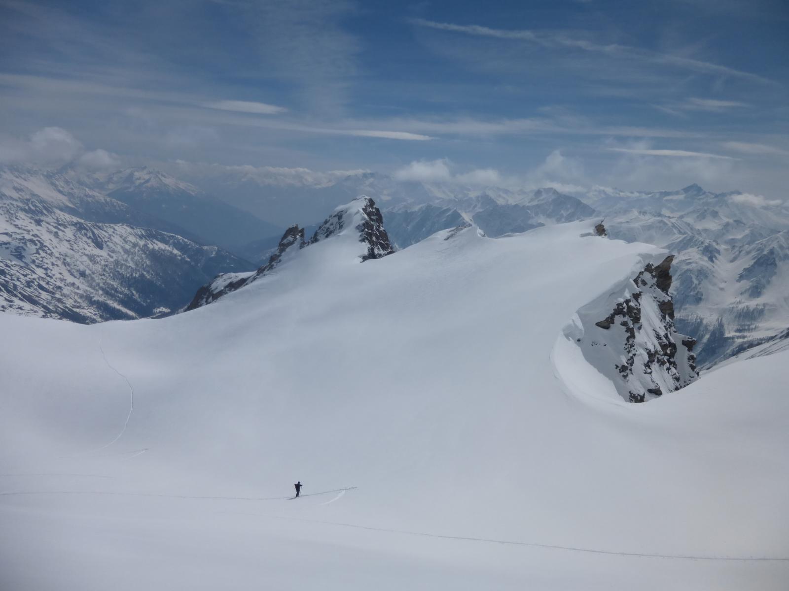 il bel pianoro superiore...