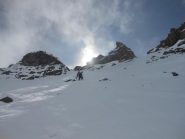 in direzione del colletto