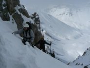 uno dei tanti traversi su neve inconsistente