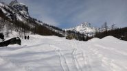 A sinistra Rocca Tovo con Bessanese sullo sfondo
