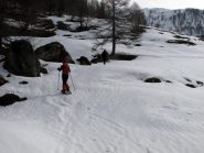 Salendo verso i Forni di S. Martino