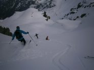 discesa dal colle Chardon