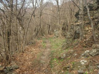 la bella mulattiera di salita