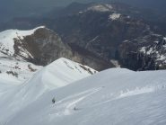 sole e farina sul pendio nord del Servatun