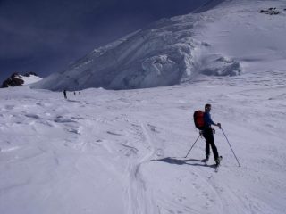Max sotto i seracchi della Vincent