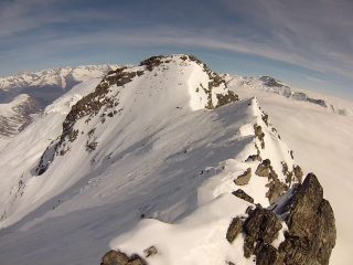 il Boshorn visto dal gendarmino di quota 3233