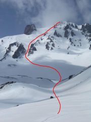 parte alta del percorso