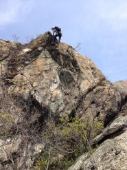 La prima doppia, prima della pulizia della via